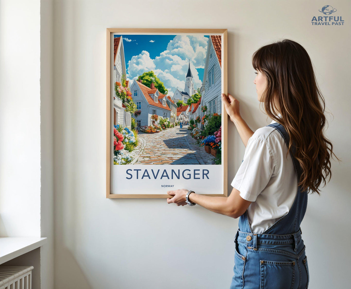 Stavanger Poster | Norway Wall Art | Scandinavia Decor