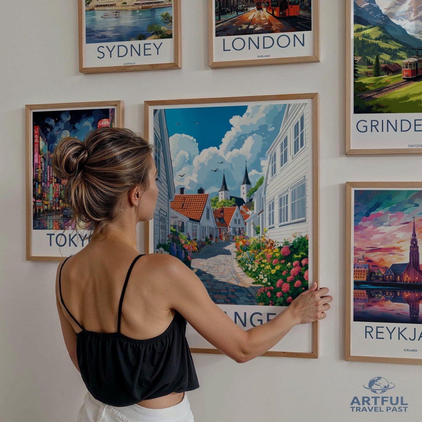 Stavanger Poster | Norway Wall Art | Scandinavia Decor