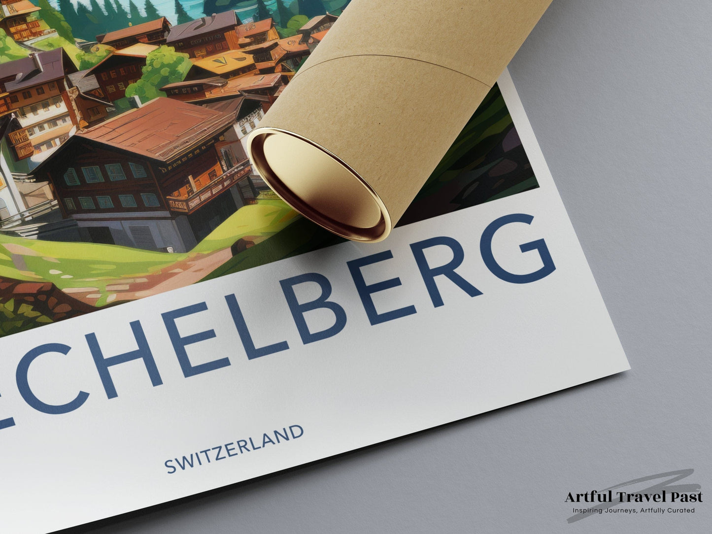 Stechelberg Alps Poster | Switzerland Wall Art | Europe Decor
