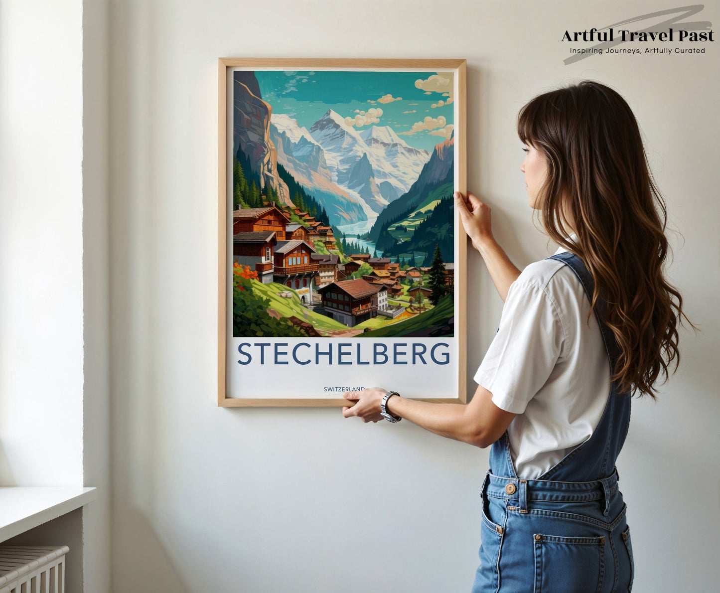 Stechelberg Alps Poster | Switzerland Wall Art | Europe Decor