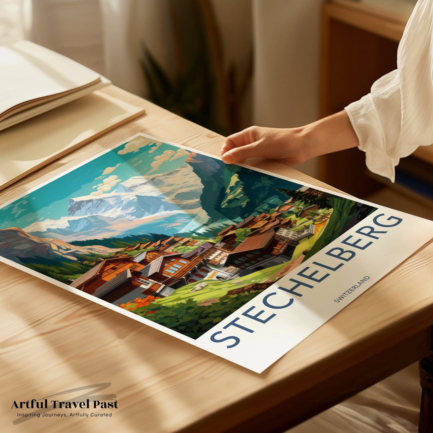 Stechelberg Alps Poster | Switzerland Wall Art | Europe Decor