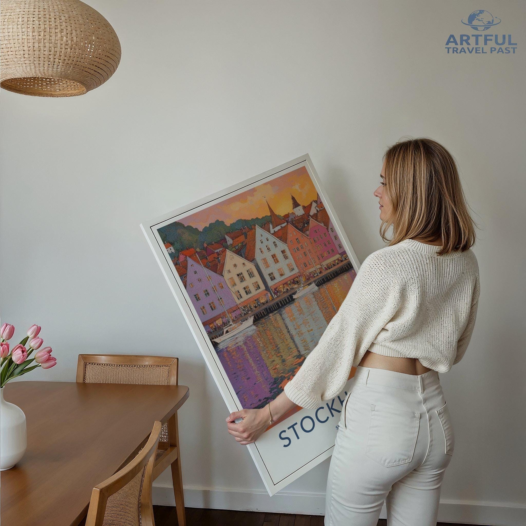 Stockholm Poster - Sweden Wall Art