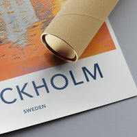 Stockholm Poster - Sweden Wall Art