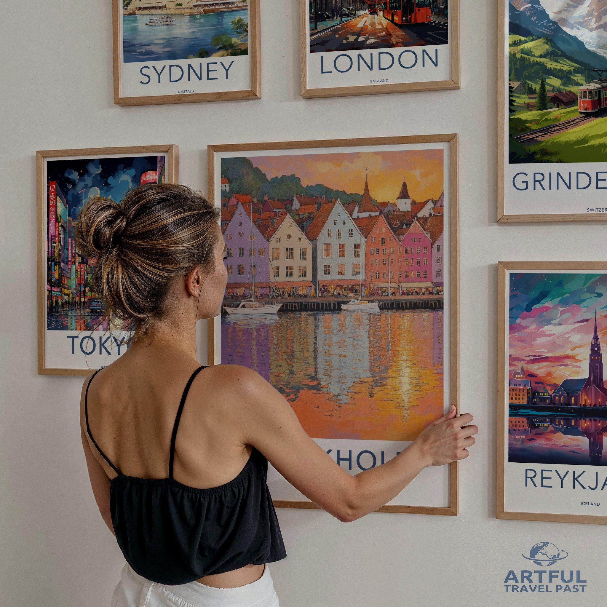 Stockholm Poster - Sweden Wall Art