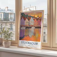 Stockholm Poster - Sweden Wall Art