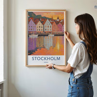 Stockholm Poster - Sweden Wall Art
