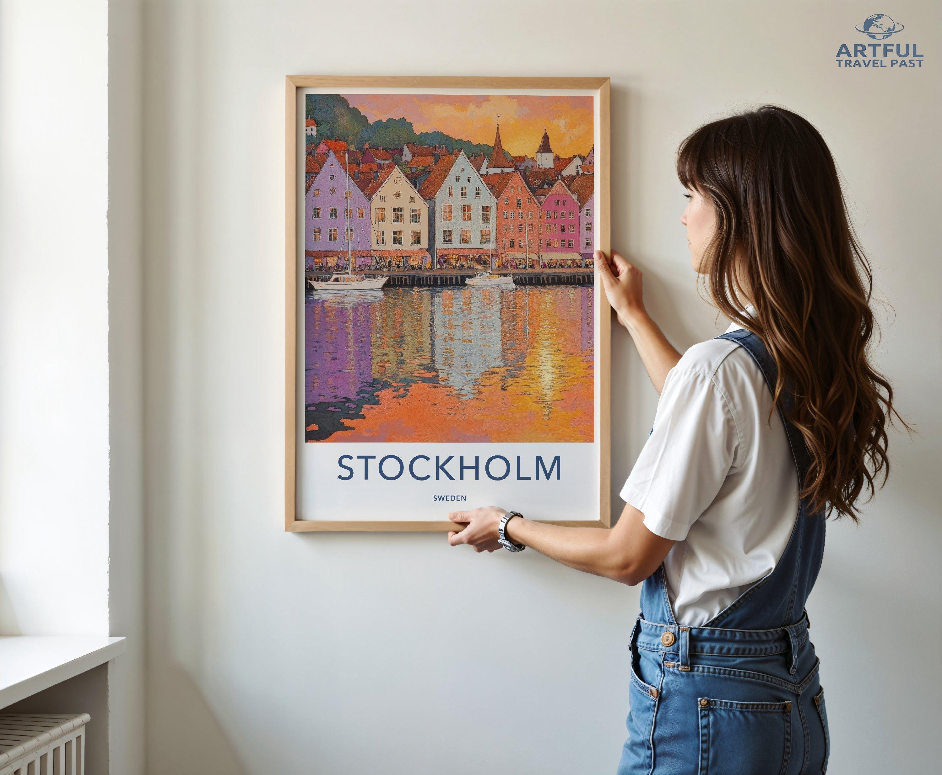 Stockholm Poster - Sweden Wall Art