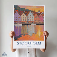 Stockholm Poster - Sweden Wall Art