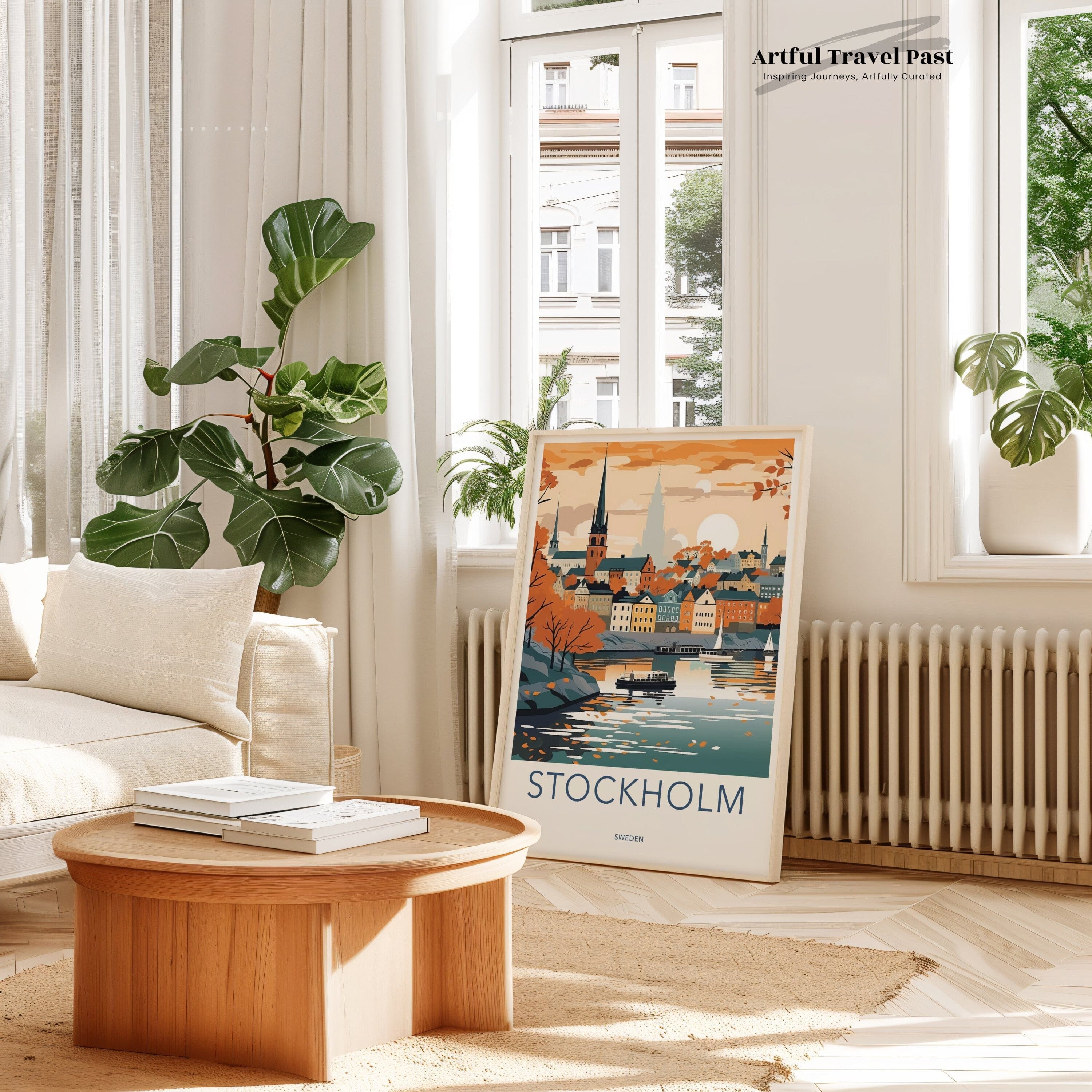 Stockholm Poster - Sweden Wall Art