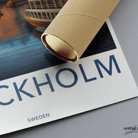 Stockholm Poster - Sweden Wall Art