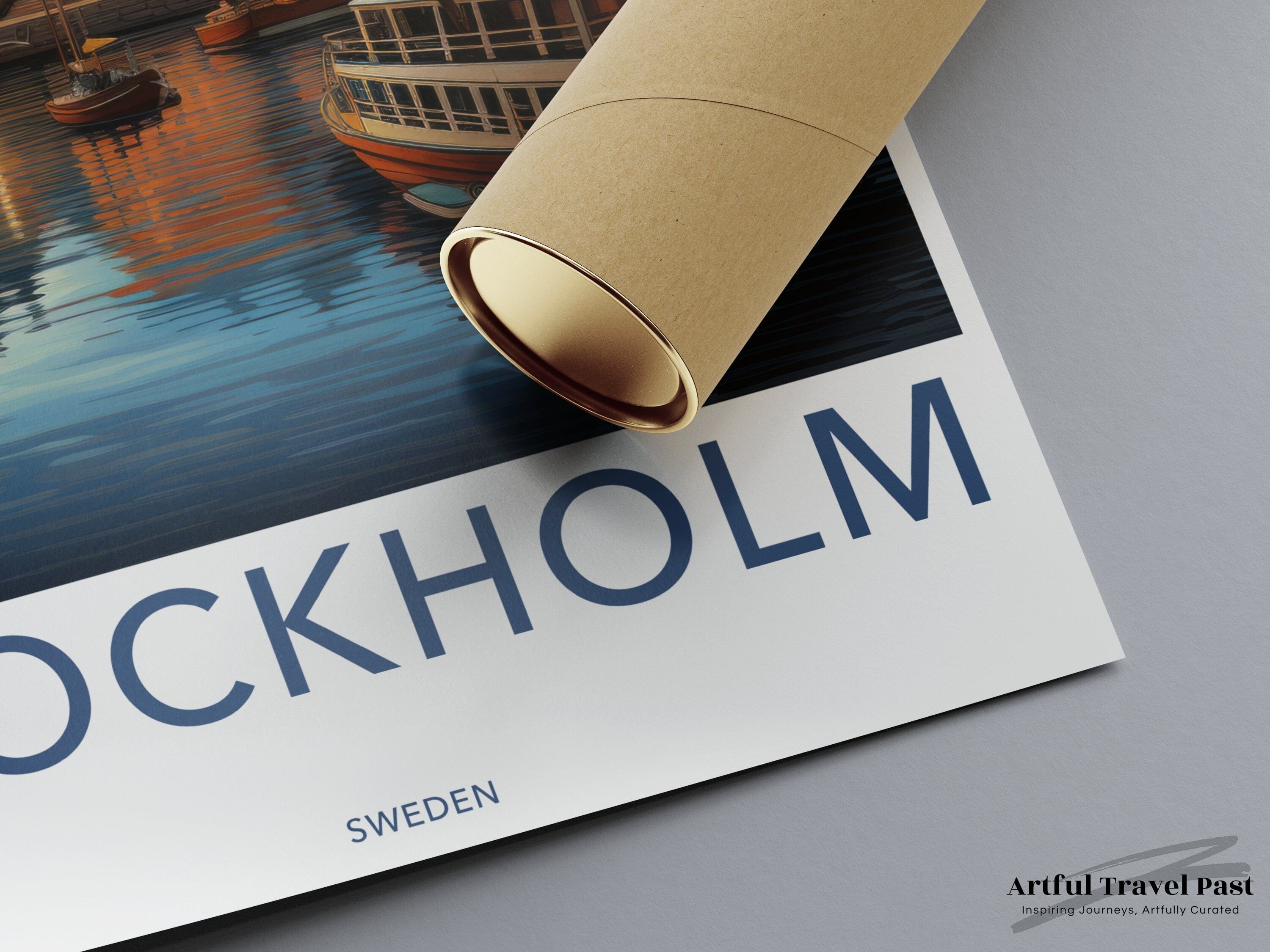 Stockholm Poster - Sweden Wall Art