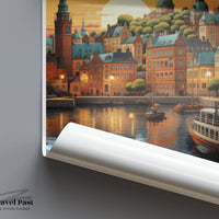 Stockholm Poster - Sweden Wall Art