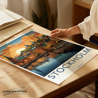 Stockholm Poster - Sweden Wall Art