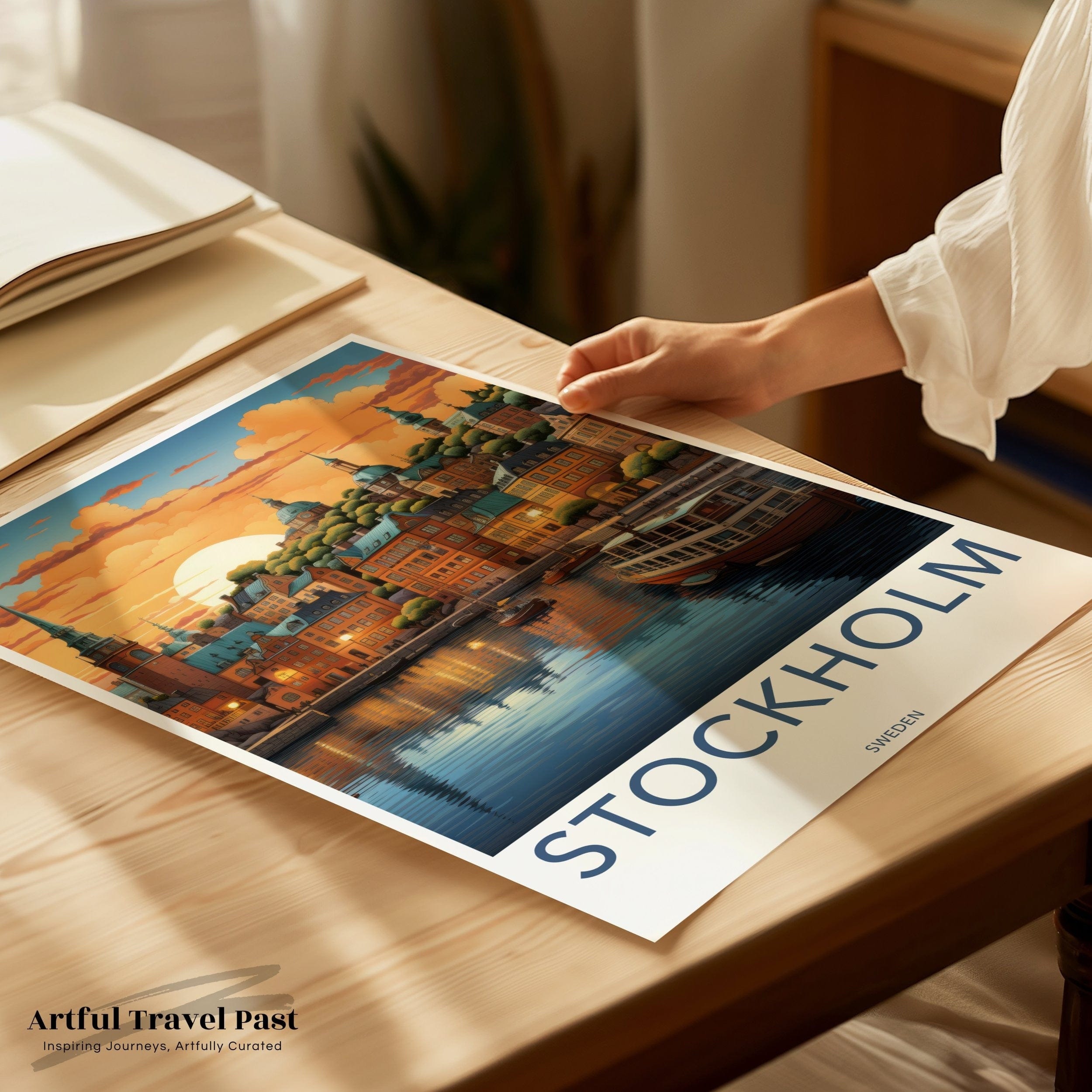 Stockholm Poster - Sweden Wall Art