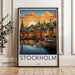 Stockholm Poster - Sweden Wall Art