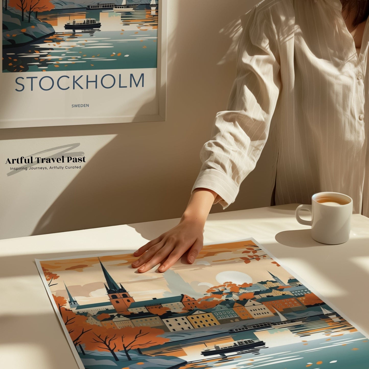 Stockholm Poster | Sweden Wall Art | Scandinavia Decor