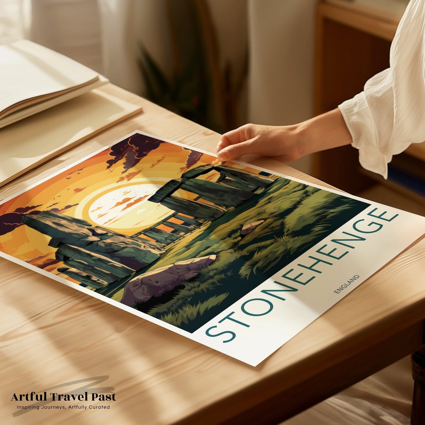 Stonehenge Poster - England Wall Art