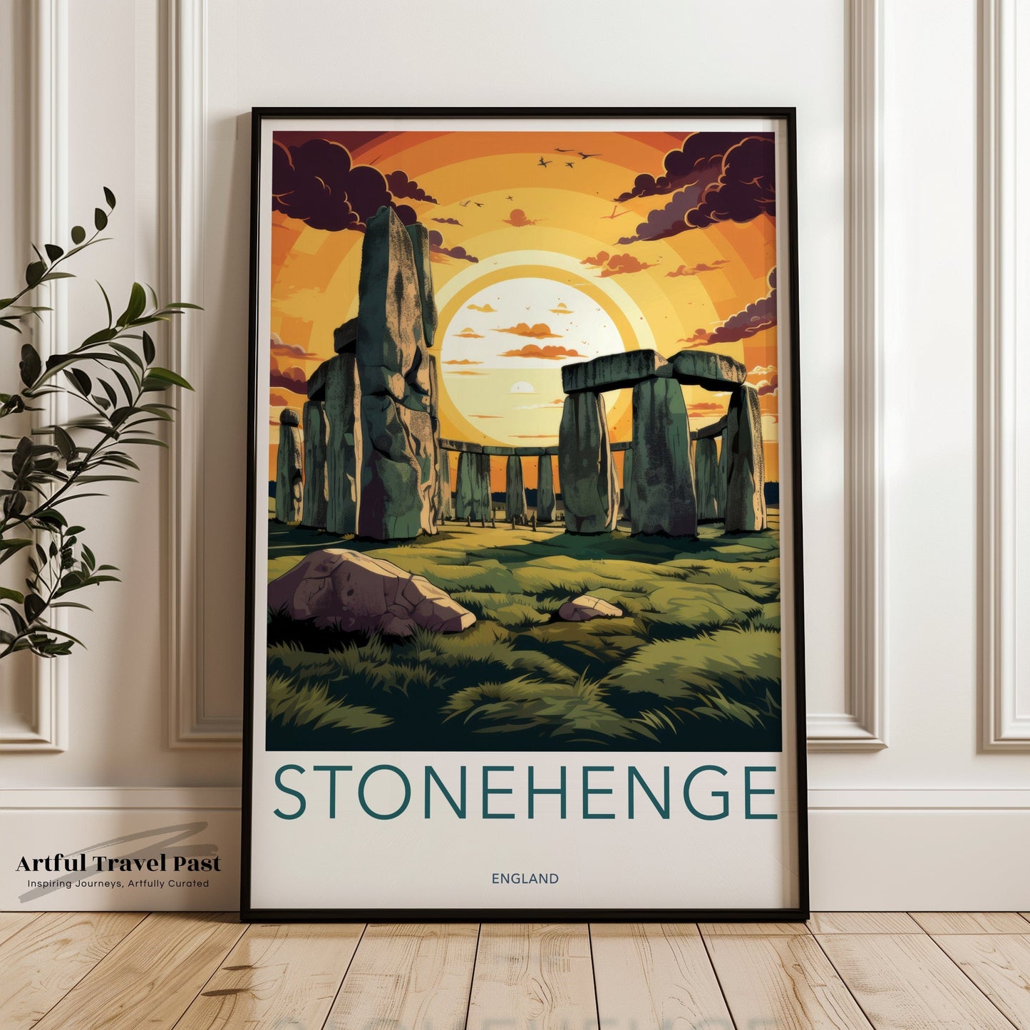 Stonehenge Poster - England Wall Art
