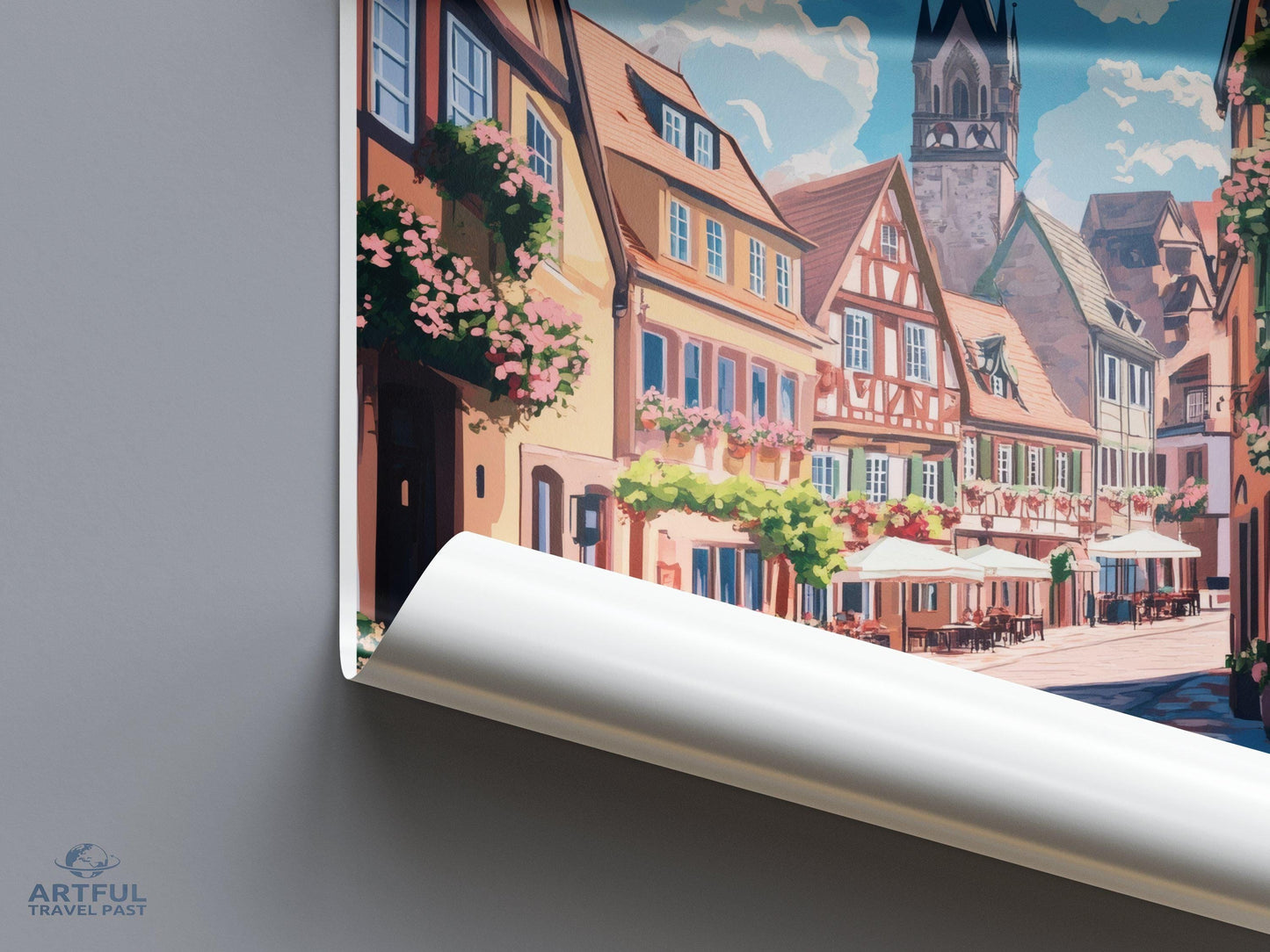 Strasbourg Poster | France Wall Art | Europe Decor