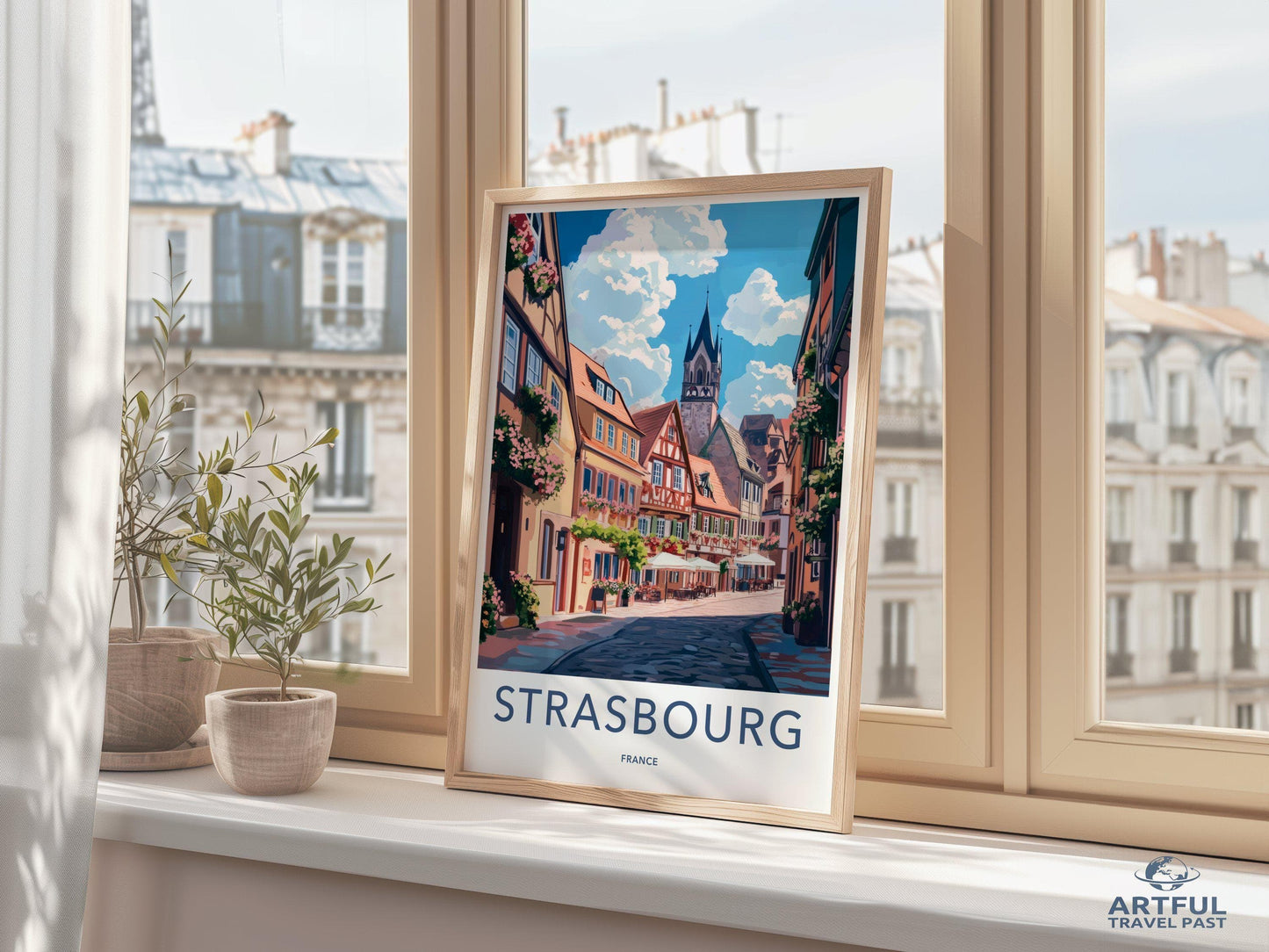 Strasbourg Poster | France Wall Art | Europe Decor