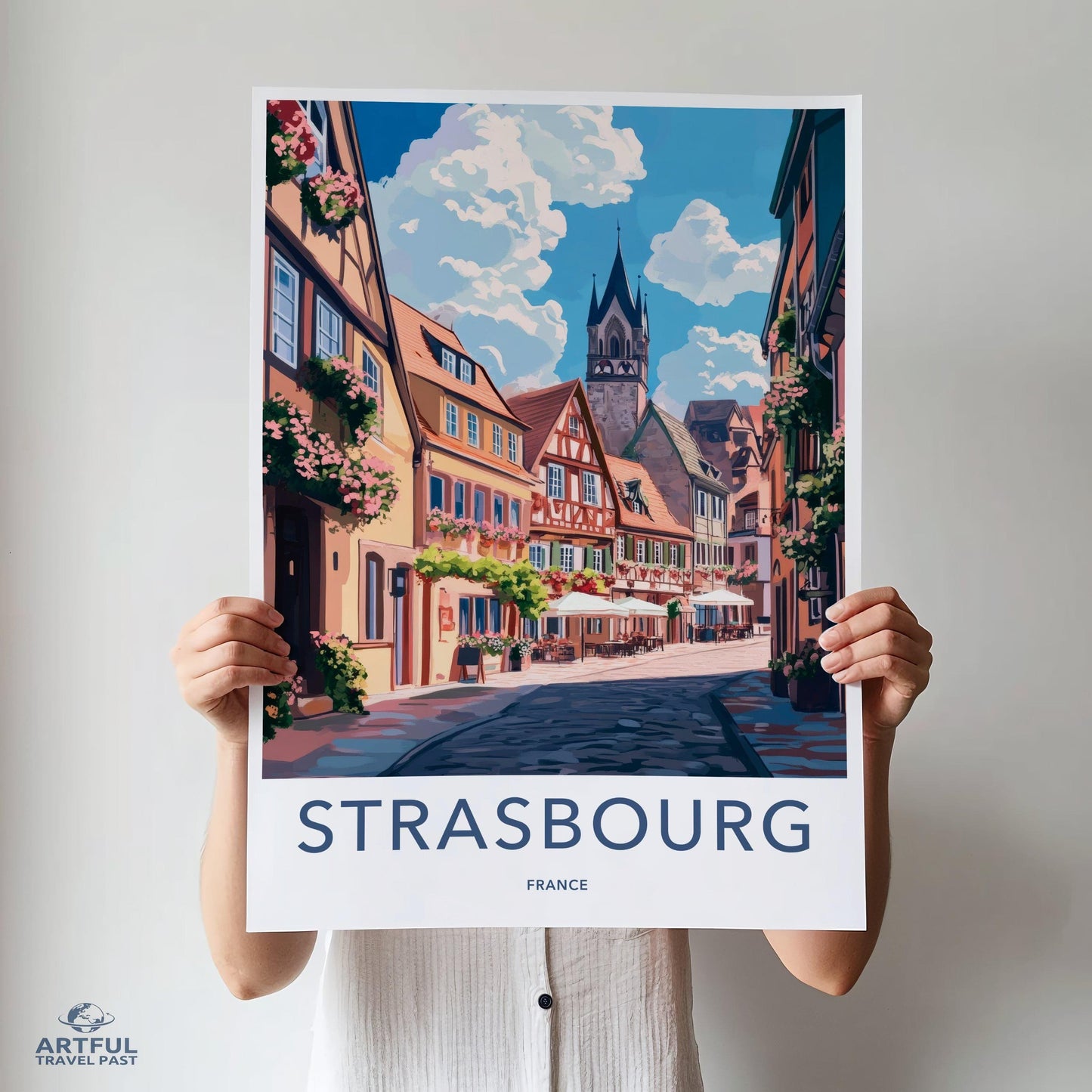 Strasbourg Poster | France Wall Art | Europe Decor