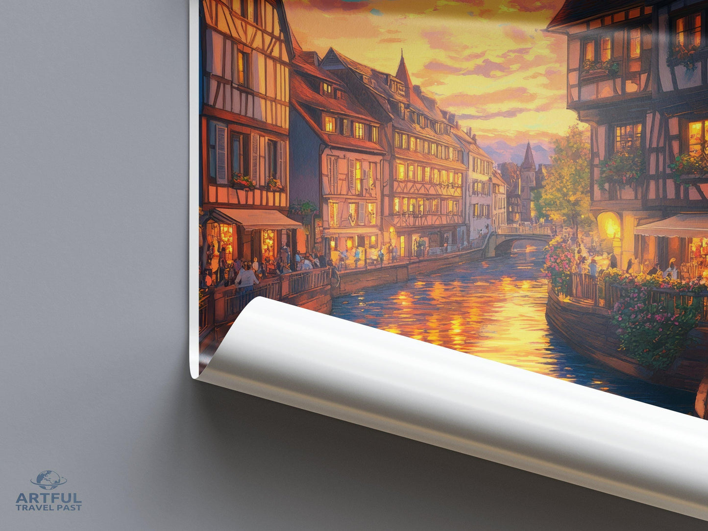 Strasbourg Poster | France Wall Art | Europe Decor