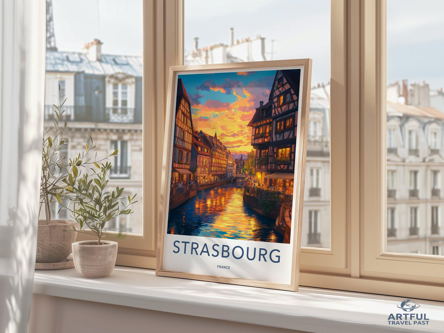 Strasbourg Poster | France Wall Art | Europe Decor