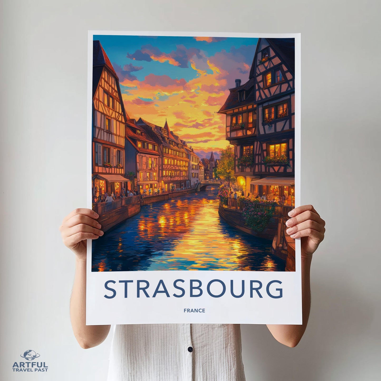 Strasbourg Poster | France Wall Art | Europe Decor