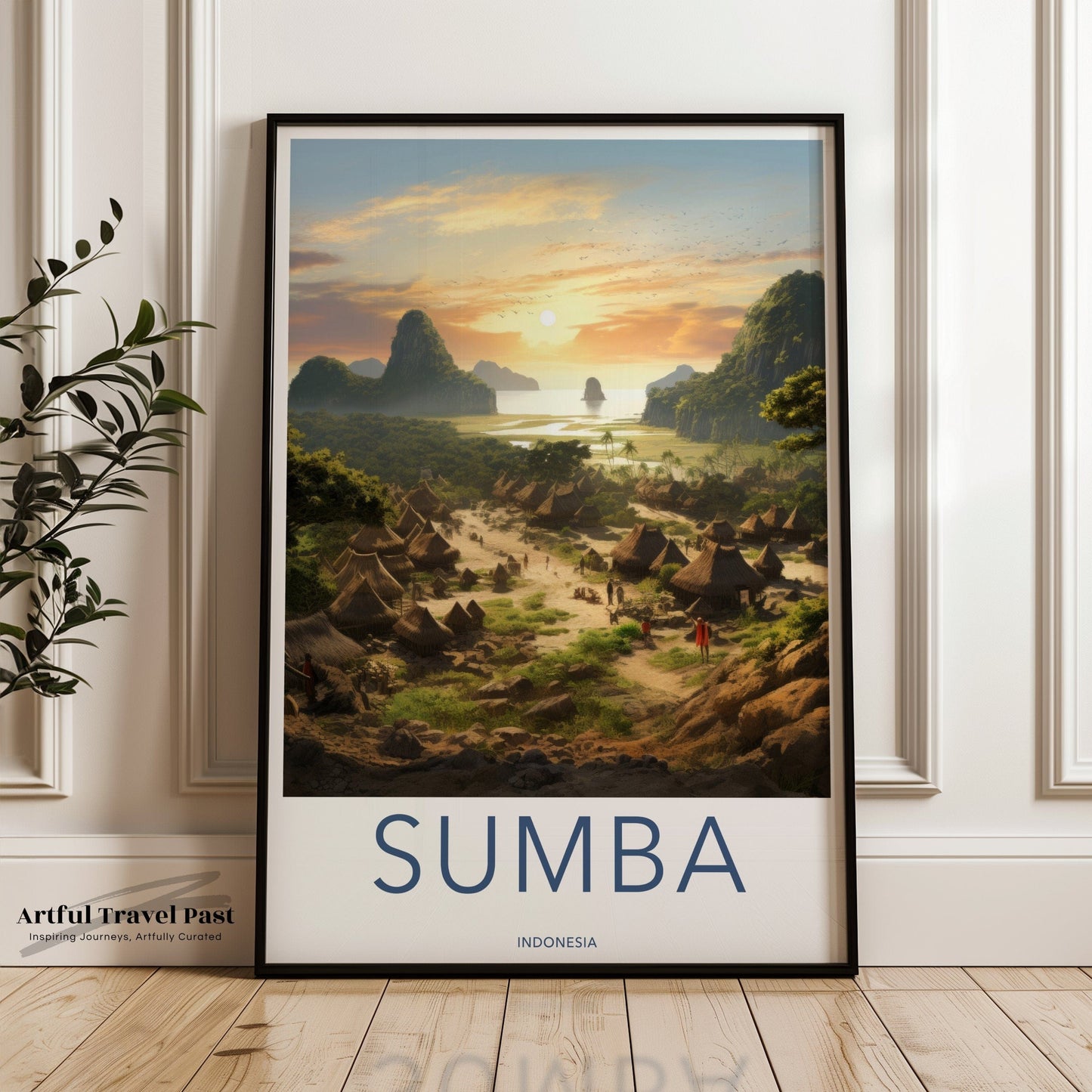 Sumba Poster | Indonesia Wall Art | Asia Decor