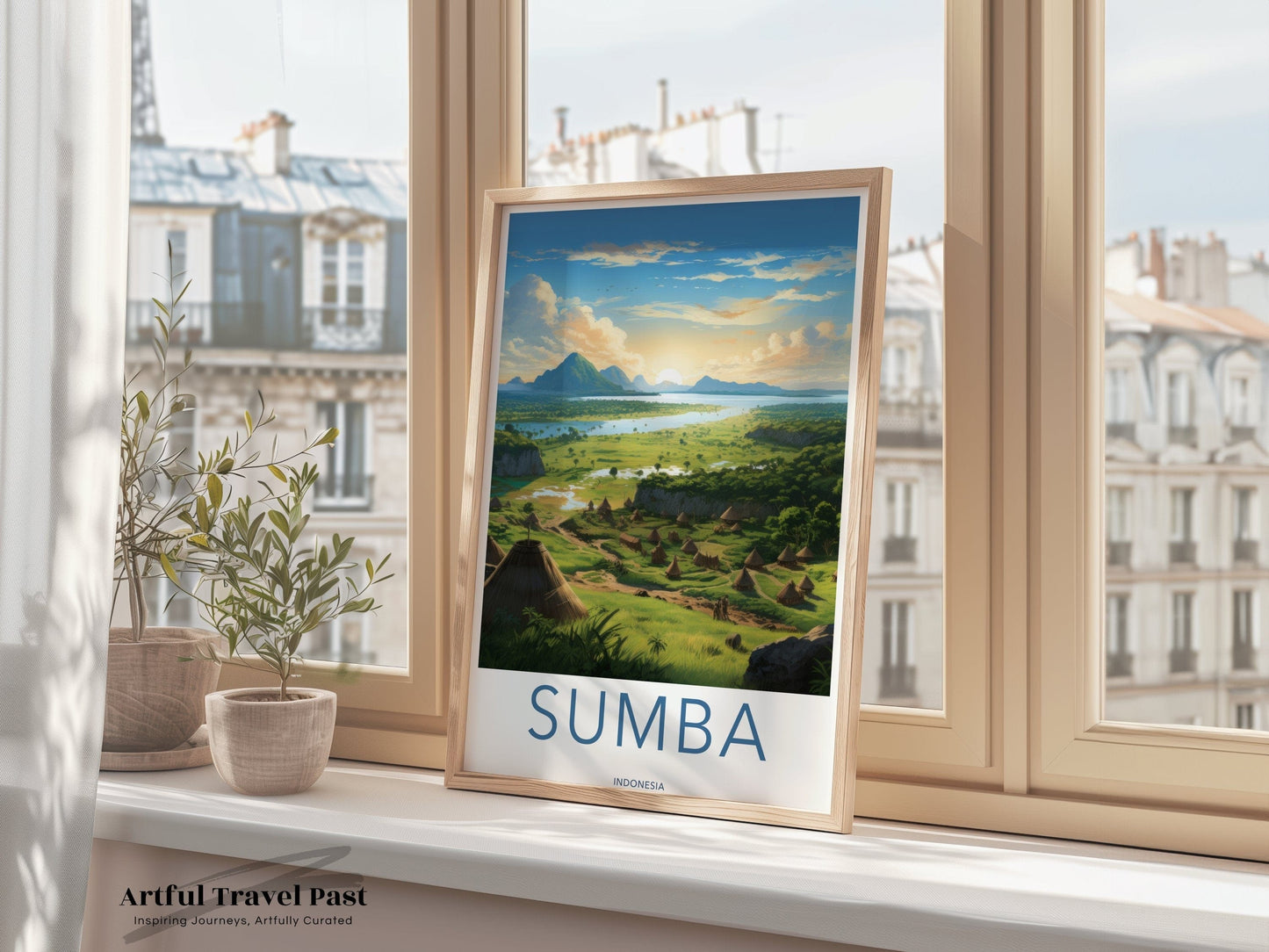 Sumba Poster | Indonesia Wall Art | Asia Decor