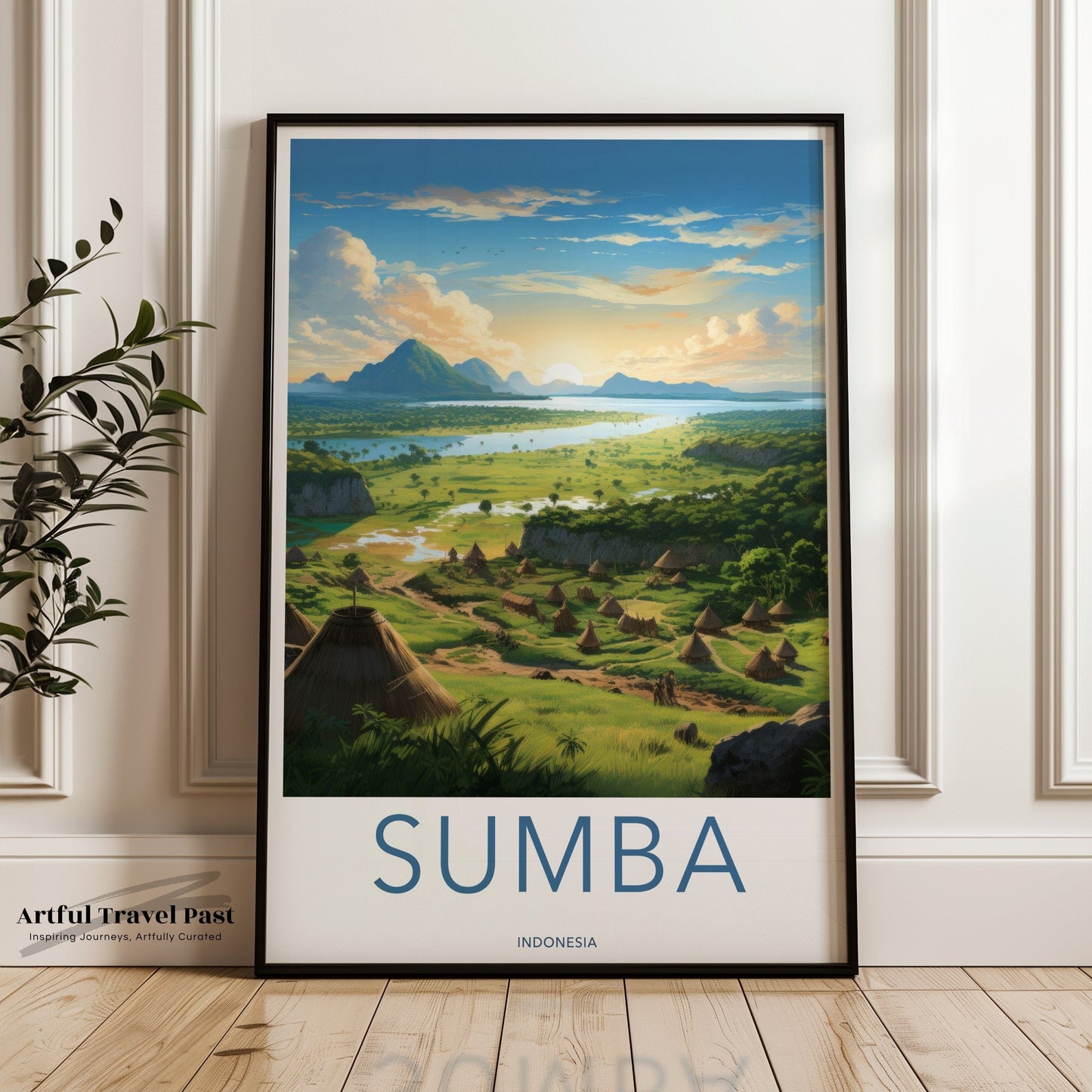Sumba Poster | Indonesia Wall Art | Asia Decor