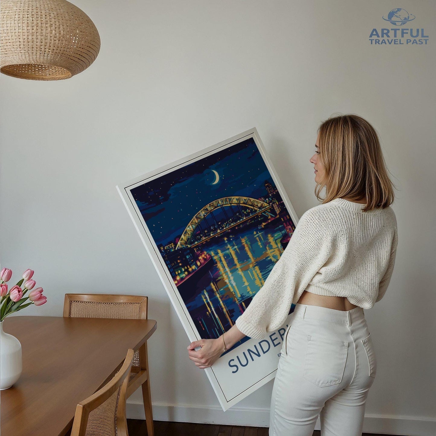 Sunderland Poster | England Wall Art | UK Decor