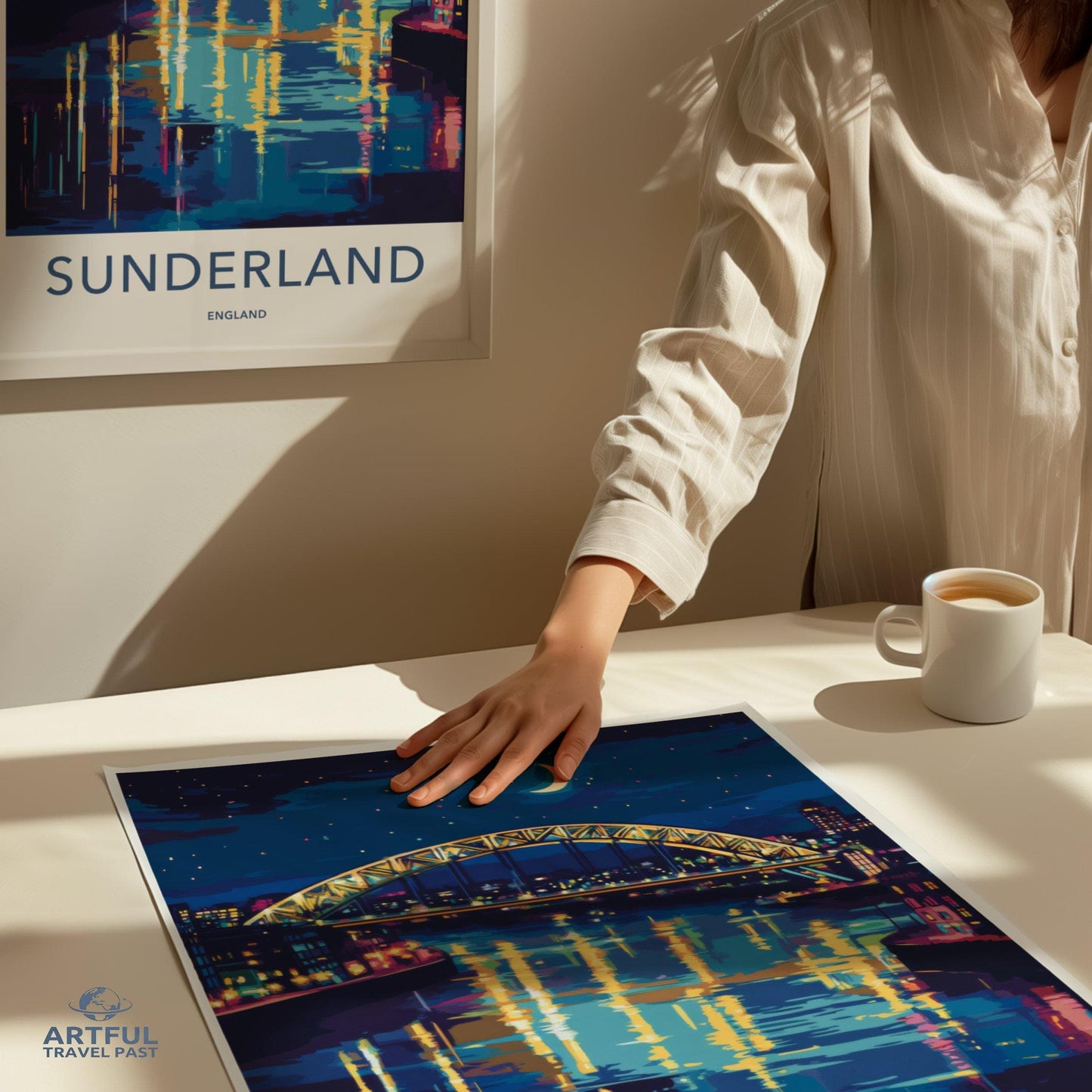 Sunderland Poster | England Wall Art | UK Decor