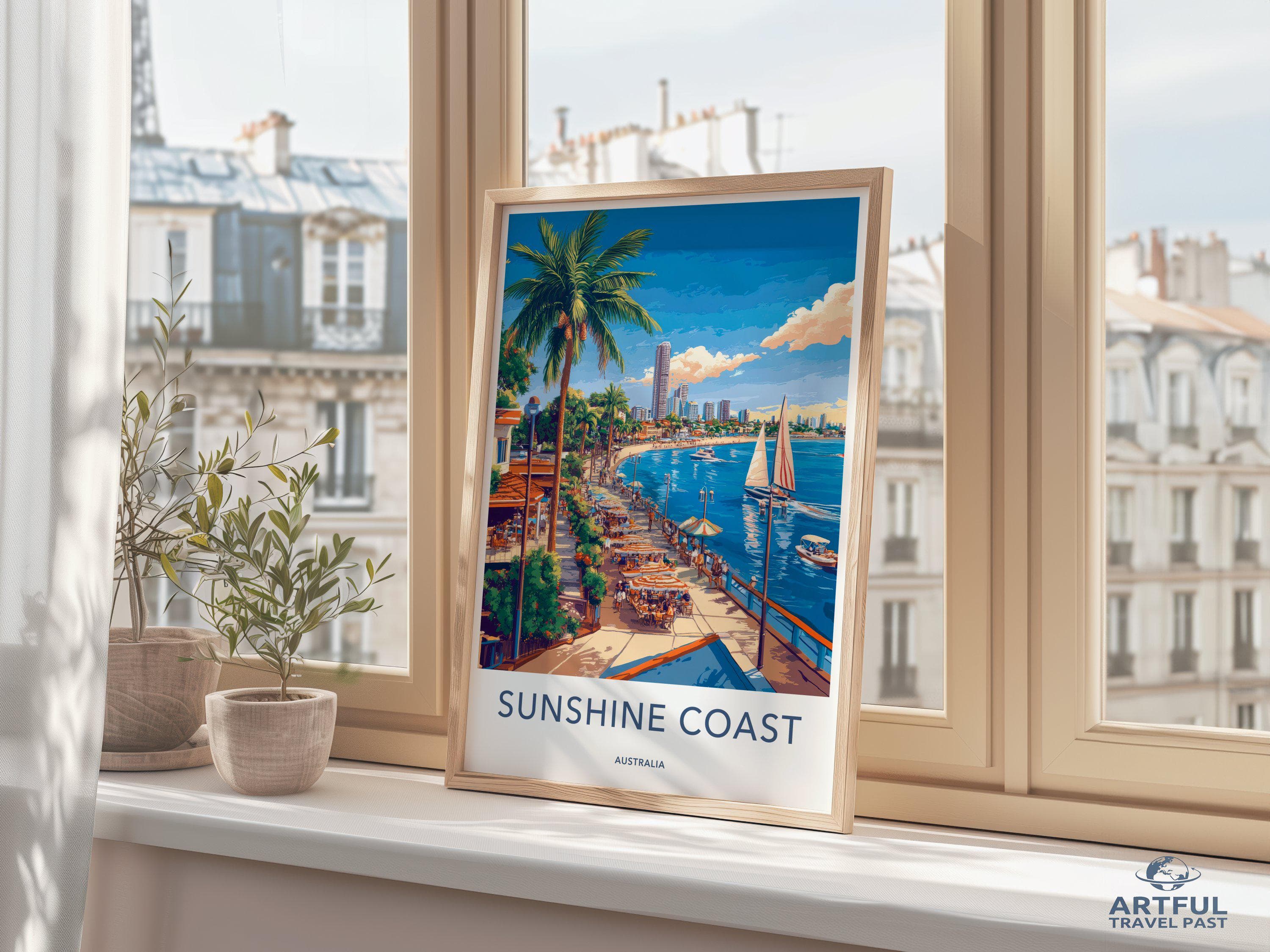 Sunshine Coast Poster - Australia Wall Art
