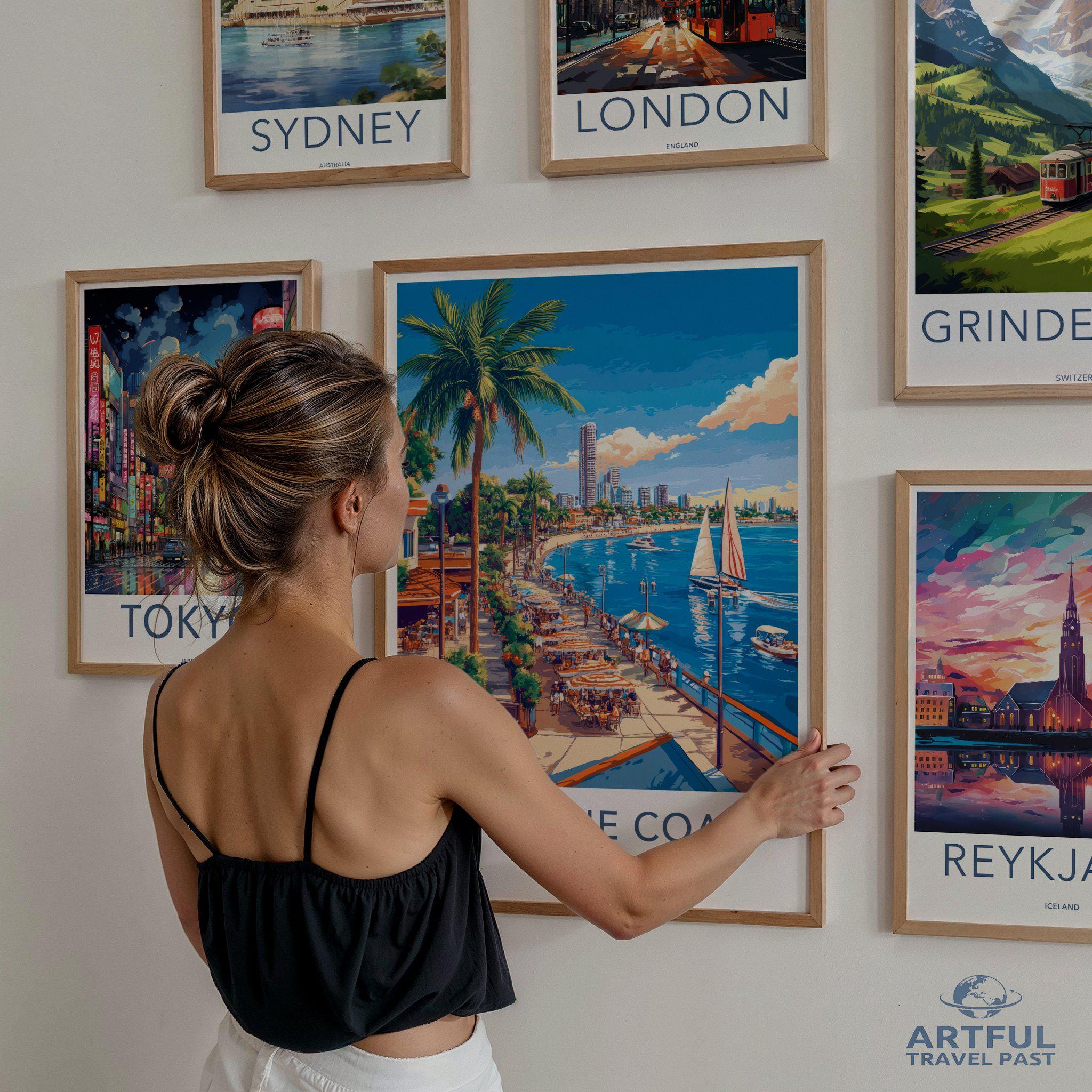 Sunshine Coast Poster - Australia Wall Art