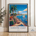 Sunshine Coast Poster - Australia Wall Art