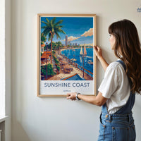 Sunshine Coast Poster - Australia Wall Art