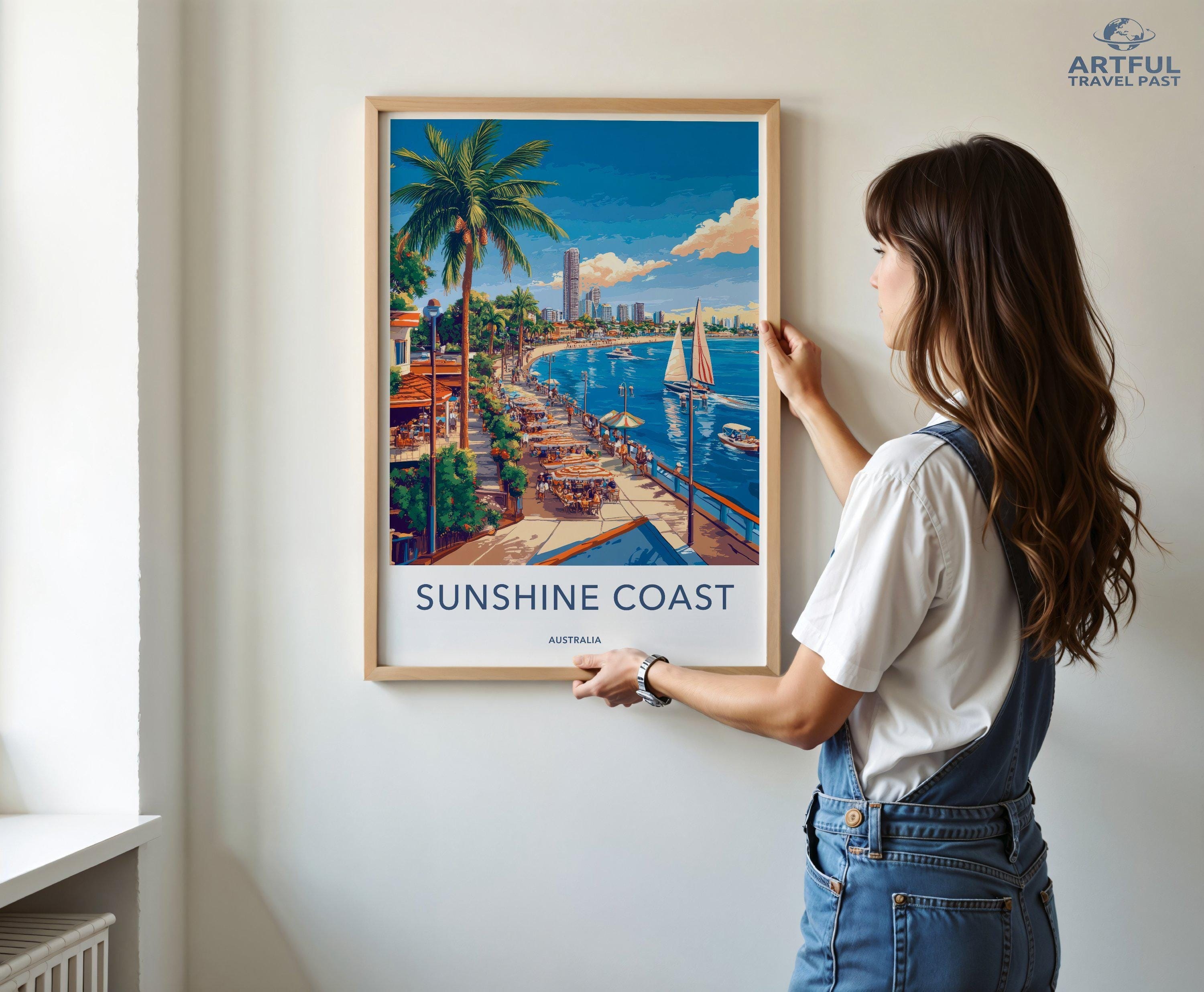 Sunshine Coast Poster - Australia Wall Art