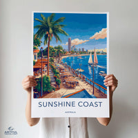 Sunshine Coast Poster - Australia Wall Art