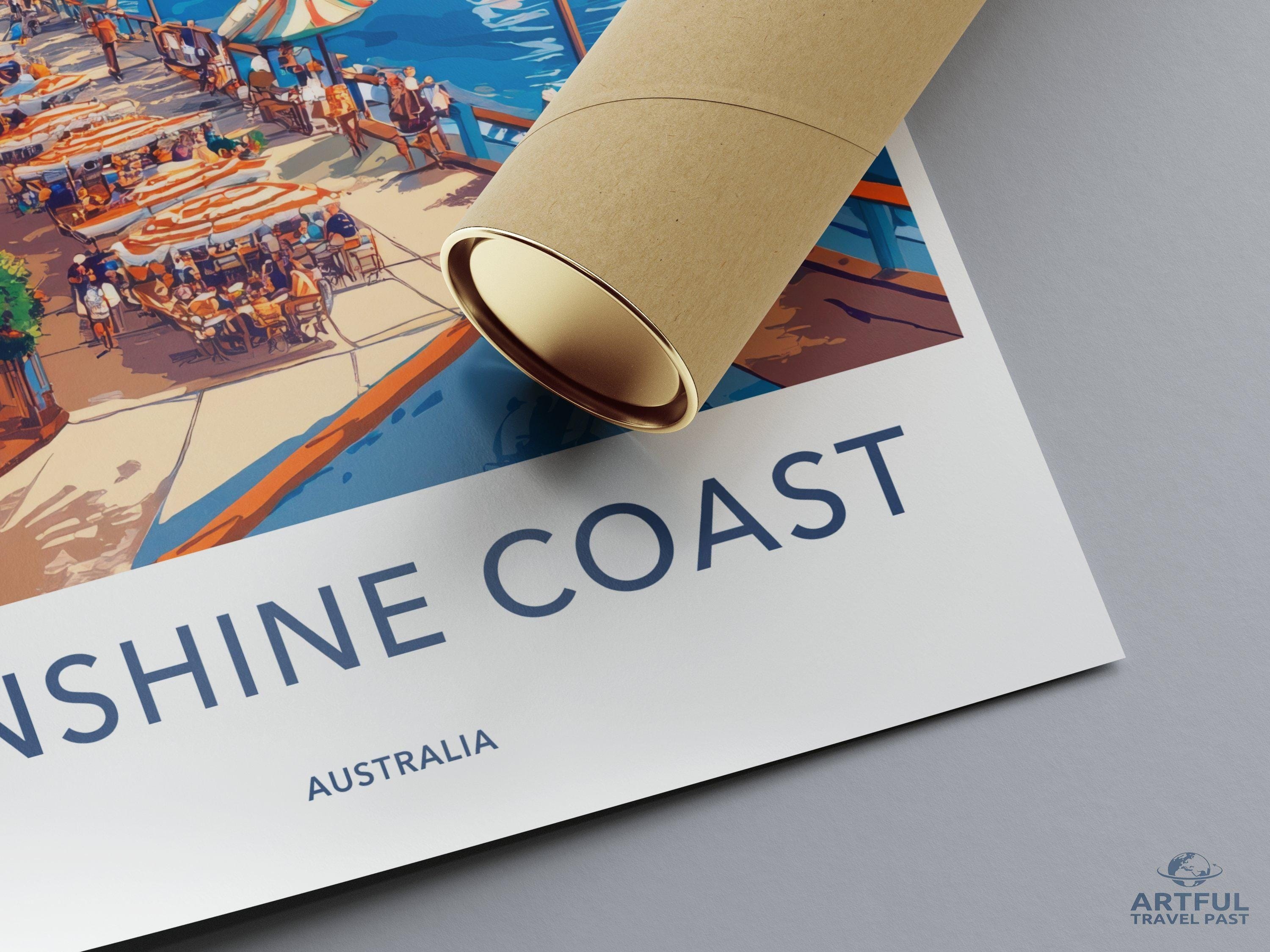 Sunshine Coast Poster - Australia Wall Art