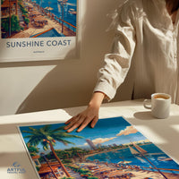 Sunshine Coast Poster - Australia Wall Art