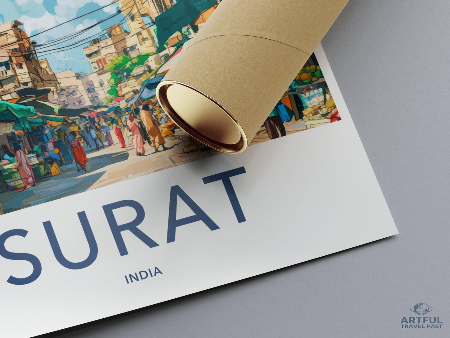 Surat Poster - Gujarat Wall Art