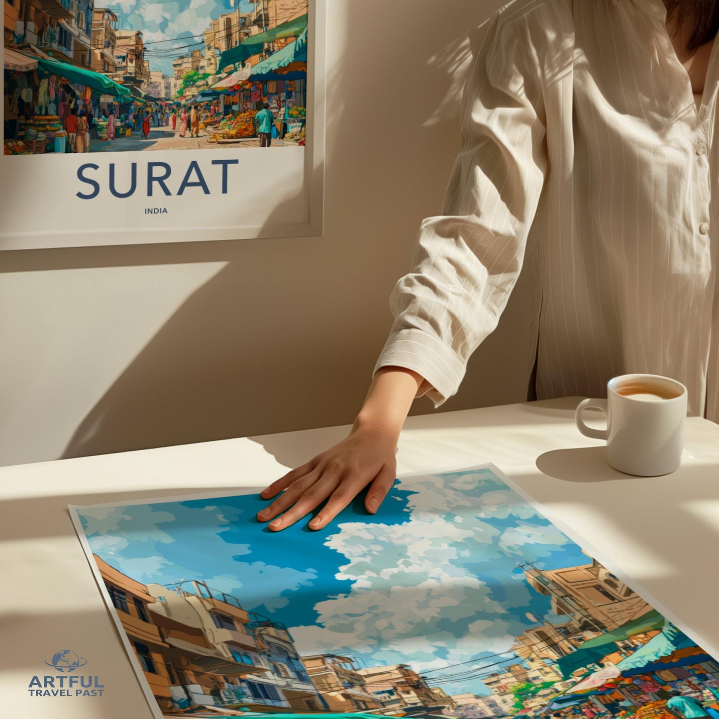 Surat Poster - Gujarat Wall Art