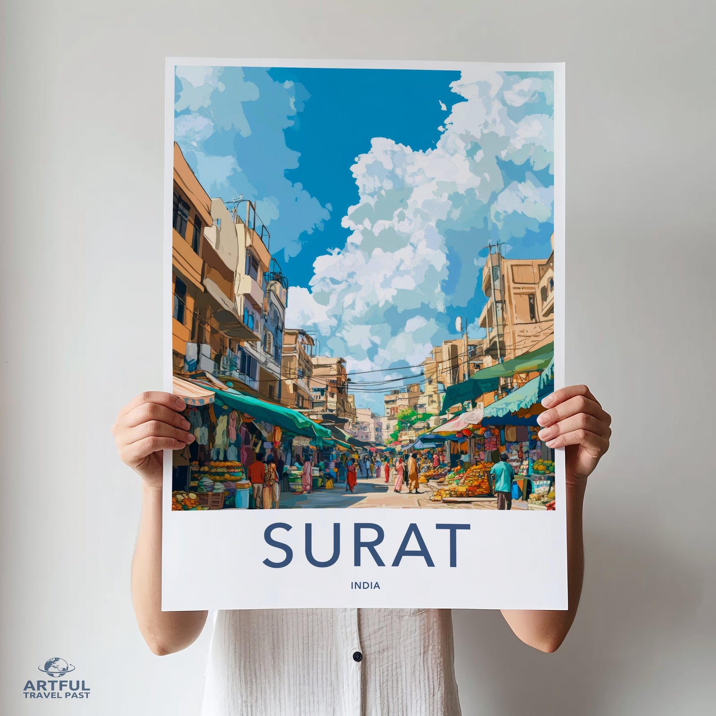 Surat Poster - Gujarat Wall Art