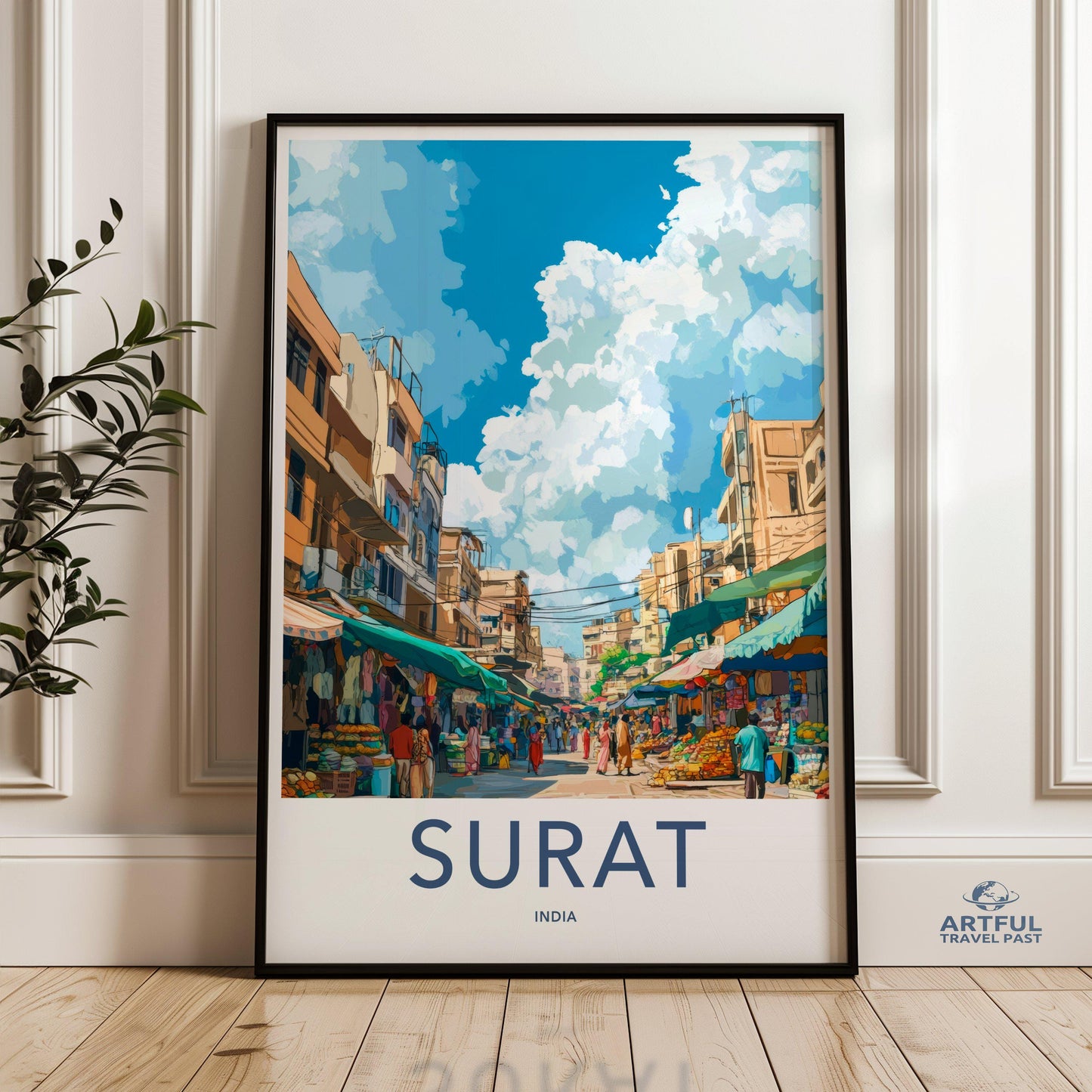 Surat Poster - Gujarat Wall Art