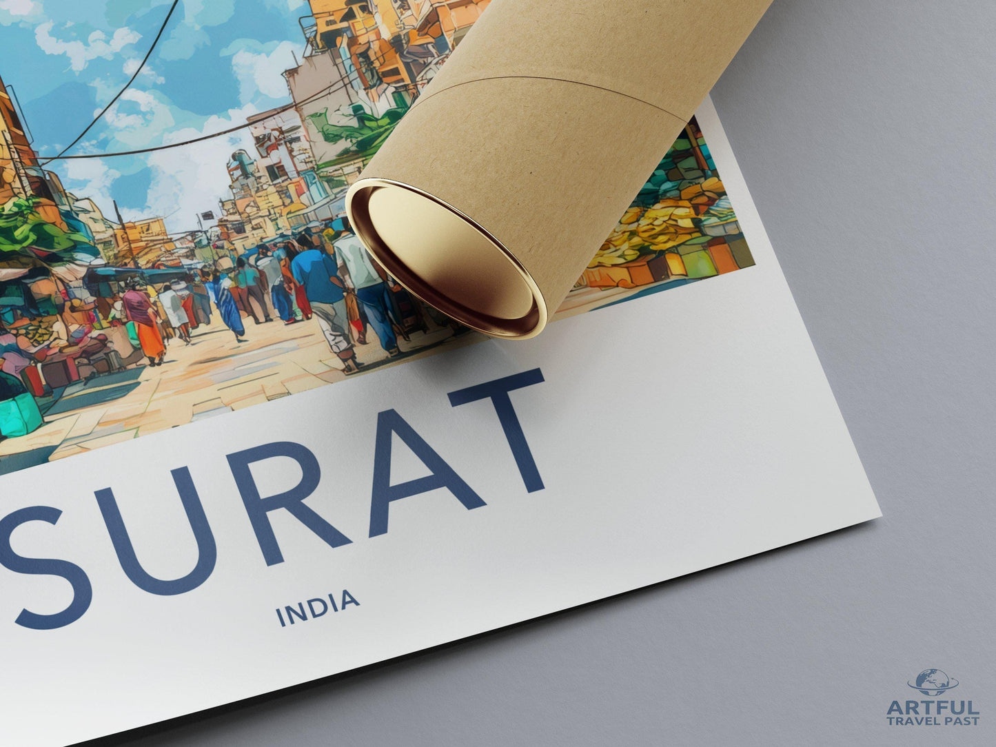 Surat Poster - Gujarat Wall Art