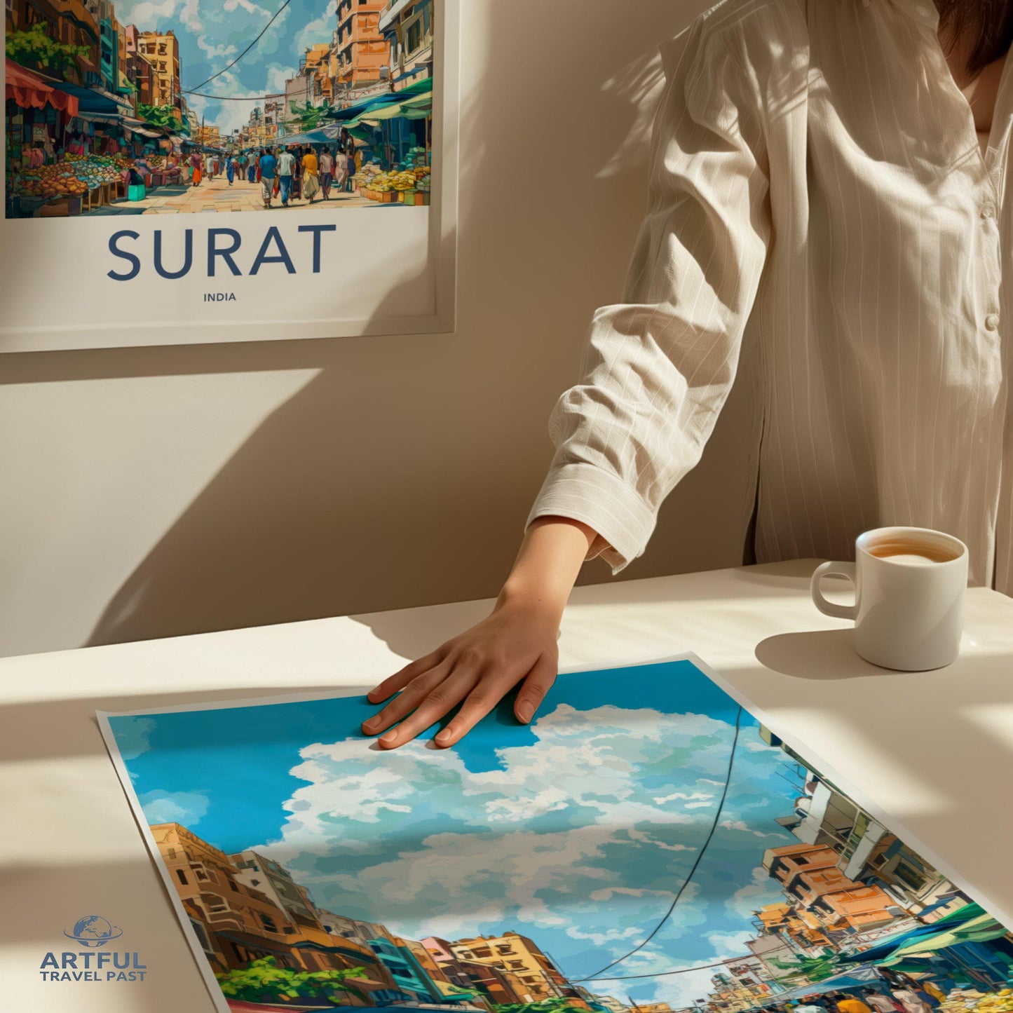 Surat Poster - Gujarat Wall Art