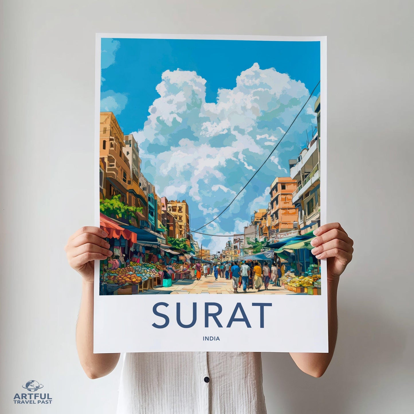 Surat Poster - Gujarat Wall Art