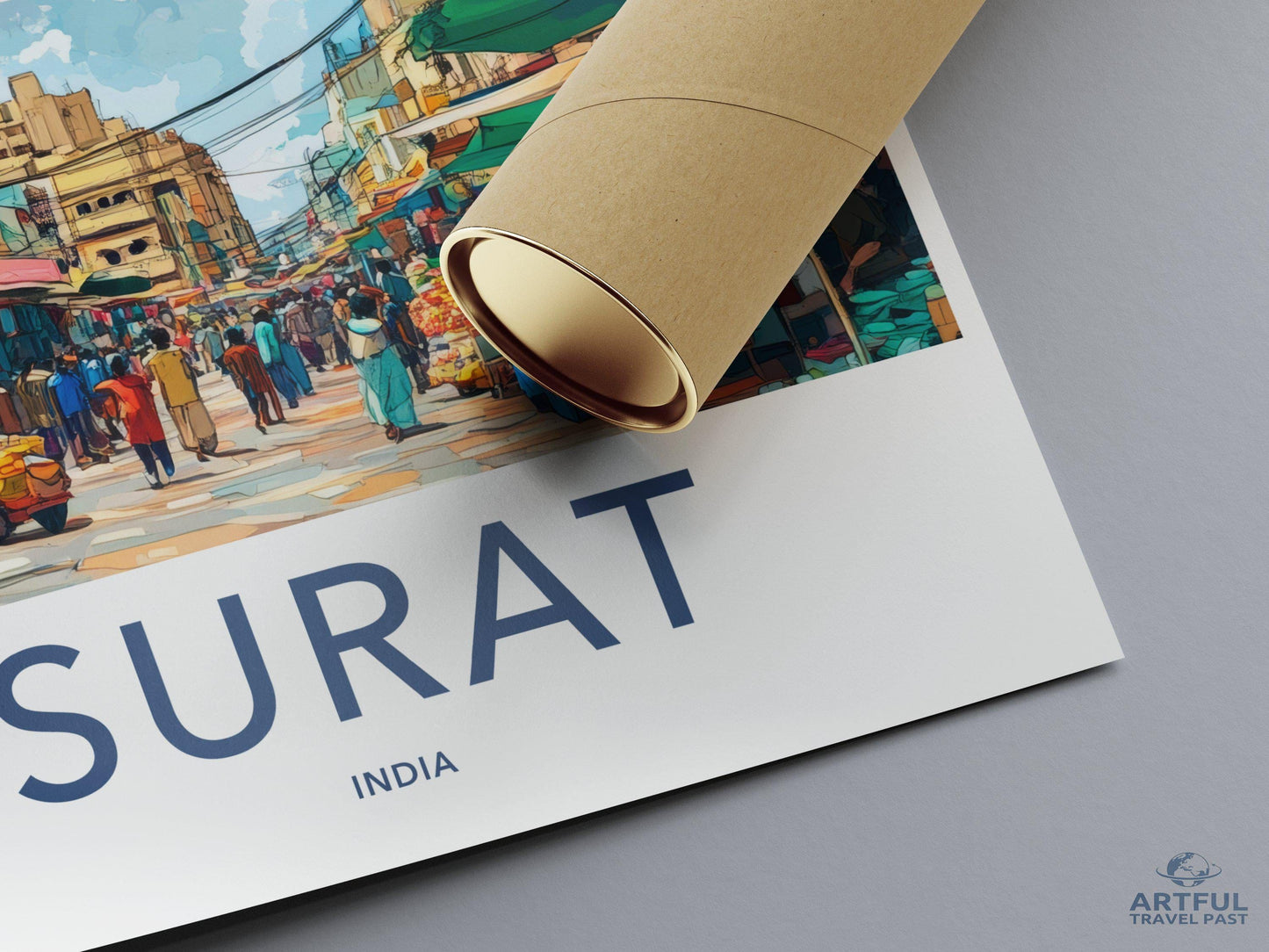 Surat Poster | Gujarat Wall Art | India Decor