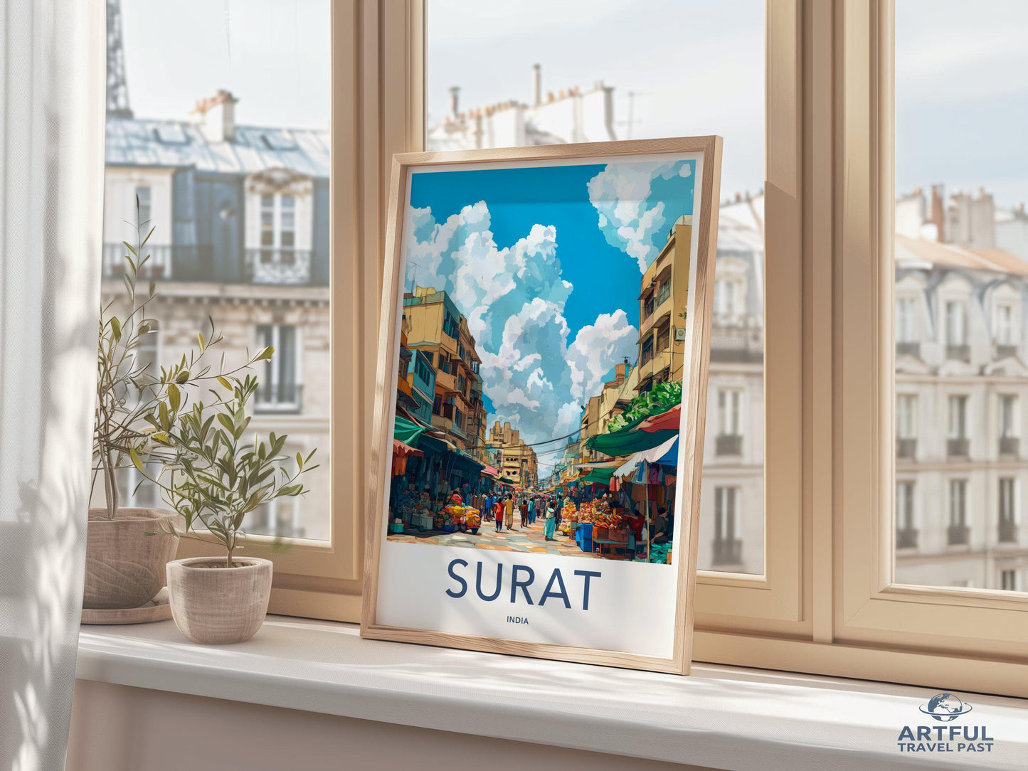 Surat Poster | Gujarat Wall Art | India Decor